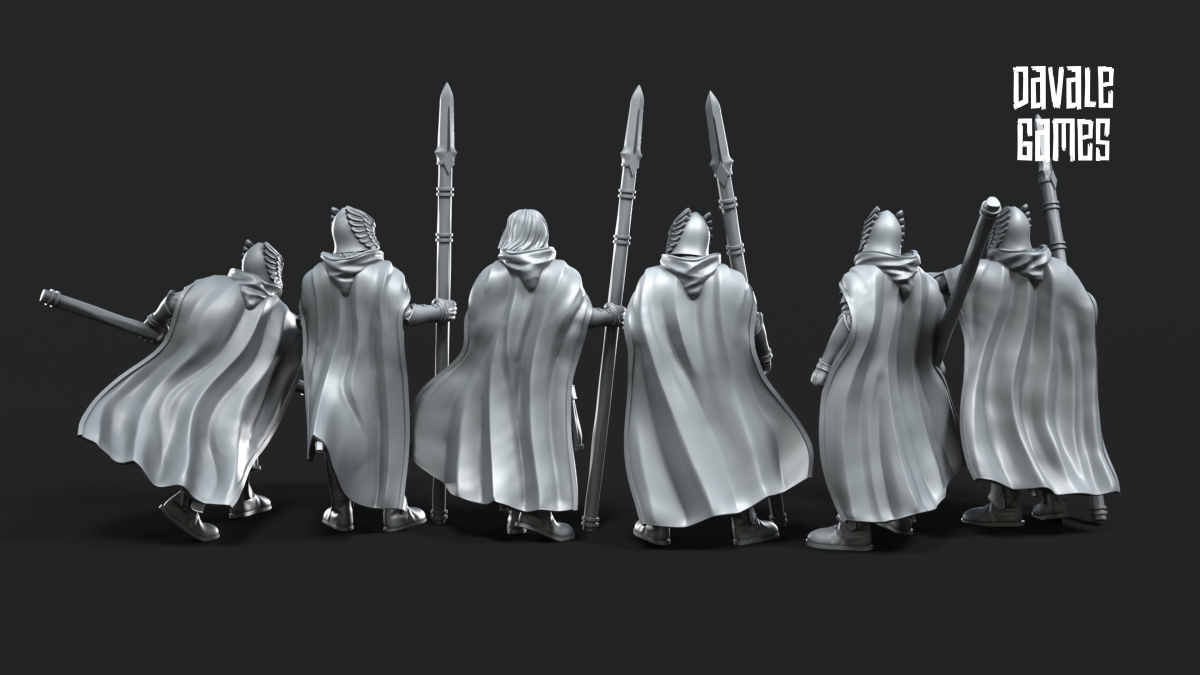 Court Guards of Grey Castle mit Speeren
